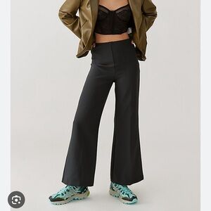 Uo Naya High-waisted Flare Pant In Black